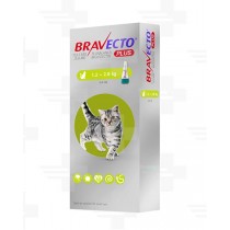 Bravecto Cat Plus S 112,5 mg / 5,6 mg spot-on roztok pre malé mačky (1,2-2,8 kg)